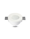 V-TAC GU10 Гипсова Отливка Мат Стъкло Кръг - 3692 - 10