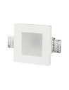 V-TAC GU10 Гипсова Отливка Мат Стъкло Квадрат - 3691 - 2