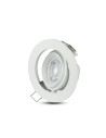 V-TAC GU10 Корпус Луна Кръг Бяло Тяло Променлив Ъгъл - 3689