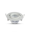 V-TAC GU10 Корпус Луна Кръг Бяло Тяло Променлив Ъгъл - 3689 - 4