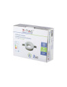 V-TAC GU10 Гипсова Отливка Кръг Бял - 3652 - 4