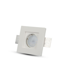 V-TAC GU10 Гипсова Отливка Квадрат Бял - 3651 - Цена | LEDs4economy