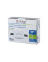 V-TAC GU10 Гипсова Отливка Квадрат Бял - 3651 - 3