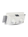 V-TAC 2*GU10 Гипсова Отливка Квадрат Бял - 3648 - 7