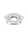V-TAC GU10 Корпус Луна Кръг Бяла - 3645