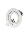 V-TAC GU10 Корпус Луна Кръг Бяла - 3645 - 8