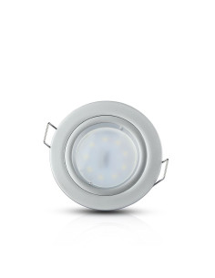 V-TAC GU10 Корпус Луна Кръг Сребристро Сива - 3644 - Цена | LEDs4economy