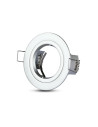 V-TAC GU10 Корпус Луна Кръг Сребристро Сива - 3644 - 2