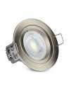 V-TAC GU10 Корпус Луна Кръг Сатен Никел - 3643 - 4
