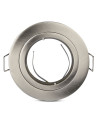 V-TAC GU10 Корпус Луна Кръг Сатен Никел - 3643 - 5