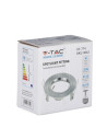 V-TAC GU10 Корпус Луна Кръг Сатен Никел - 3643 - 10