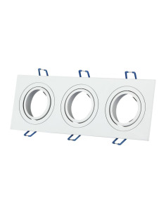 V-TAC 3*GU10 Корпус Луна Квадрат Бяла - 3609 - Цена | LEDs4economy 2