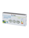 V-TAC 3*GU10 Корпус Луна Кръг Алуминий - 3604 - 3
