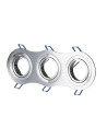 V-TAC 3*GU10 Корпус Луна Кръг Алуминий - 3604 - 4
