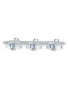 V-TAC 3*GU10 Корпус Луна Кръг Бяла - 3603
