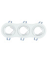 V-TAC 3*GU10 Корпус Луна Кръг Бяла - 3603 - 5