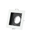 V-TAC GU10 Корпус Луна Квадрат Бяла - 3597 - 5
