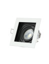 V-TAC GU10 Корпус Луна Квадрат Бяла - 3597 - 8