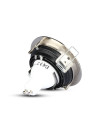 V-TAC GU10 Корпус Луна Кръг Сатен Никел - 3596 - 5