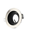 V-TAC GU10 Корпус Луна Кръг Сатен Никел - 3596 - 3