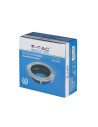 V-TAC GU10 Корпус Луна Кръг Сатен Никел - 3596 - 10