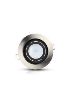 V-TAC GU10 Корпус Луна Кръг Сатен Никел - 3596 - Цена | LEDs4economy 2