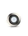 V-TAC GU10 Корпус Луна Кръг Сатен Никел - 3596 - 2