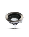 V-TAC GU10 Корпус Луна Кръг Сатен Никел - 3596