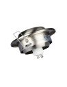V-TAC GU10 Корпус Луна Кръг Променлив Ъгъл Сатен Никел - 3594