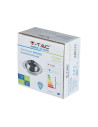 V-TAC GU10 Корпус Луна Кръг Променлив Ъгъл Сатен Никел - 3594 - 2