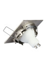 V-TAC GU10 Корпус Луна Квадрат Оринтируема Сатен Никел - 3591 - 5