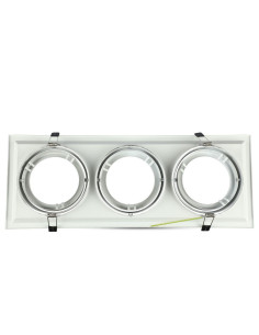 V-TAC 3xAR111 Тяло за Вграждане Бяло Тяло - 3577 - Цена | LEDs4economy