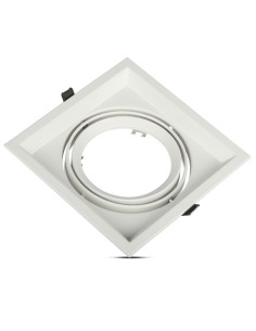 V-TAC 1xAR111 Тяло за Вграждане Бяло Тяло - 3575 - Цена | LEDs4economy