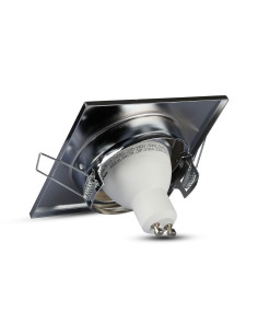 V-TAC GU10 Корпус Луна Квадрат Оринтируема Хром - 3474 - Цена | LEDs4economy