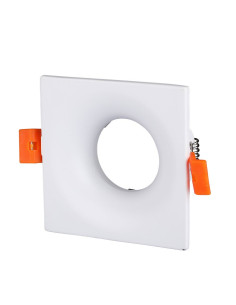 V-TAC GU10 Отливка Квадрат Бяла - 3170 - Цена | LEDs4economy 2