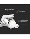 V-TAC GU10 Отливка Квадрат Бяло+Хром - 3168 - 5