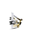 V-TAC GU10 Отливка Квадрат Бяло+Златно - 3166 - 5