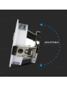 V-TAC GU10 Отливка Кръг Бяло+Хром - 3164 - 4