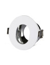 V-TAC GU10 Отливка Кръг Бяло+Хром - 3164 - 8