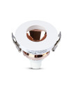 V-TAC GU10 Отливка Кръг Бяло+Розово Златоно - 3163 - 2