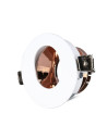 V-TAC GU10 Отливка Кръг Бяло+Розово Златоно - 3163 - 5