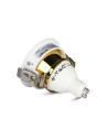 V-TAC GU10 Отливка Кръг Бяло+Златно - 3162