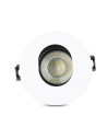 V-TAC GU10 Отливка Кръг Бяло+Черно - 3161 - 7