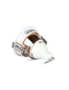 V-TAC GU10 Отливка Кръг Бяло+Розово Златоно - 3159