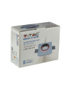 V-TAC GU10 Гипсова Отливка Квадрат Издадена Розово Златно Дъно - 3150 - 10