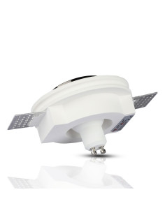 V-TAC GU10 Гипсова Отливка Кръг Издадена Хромирано Дъно - 3146 - Цена | LEDs4economy