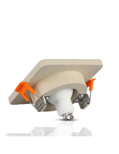 V-TAC GU10 Гипсова Отливка Кръг Бяла Розово Златен Ринг - 3121 - Цена | LEDs4economy