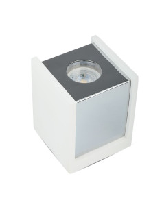 V-TAC GU10 Гипсова Отливка Външен Монтаж Хромирано Дъно - 3116 - Цена | LEDs4economy 2