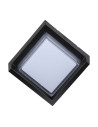V-TAC 6W LED Стенна Лампа 3000К Черна Квадрат Полу Периферия - 218610 - 3