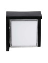V-TAC 12W LED Стенна Лампа 3000К Черна Квадрат Полу Периферия - 218539 - 3